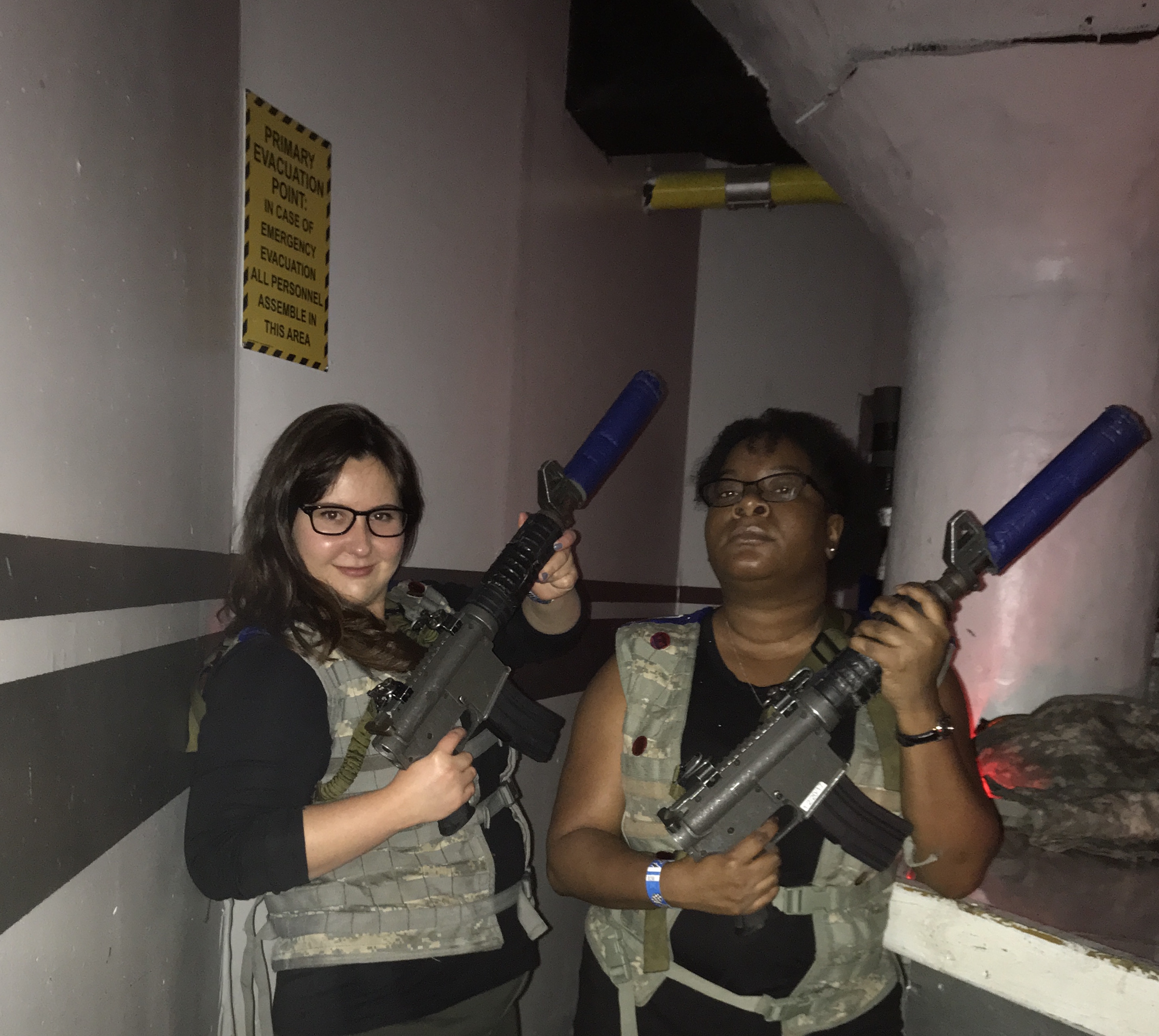 Zombie Laser Tag = Human Team Building